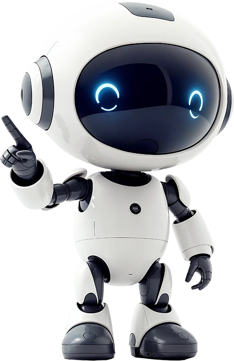 Mascote robô da Prime Telecom